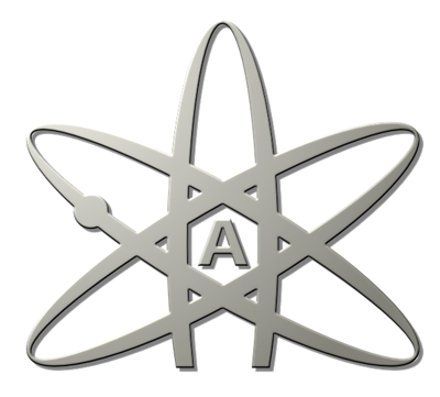 official atheist symbol. by the Atheist community;
